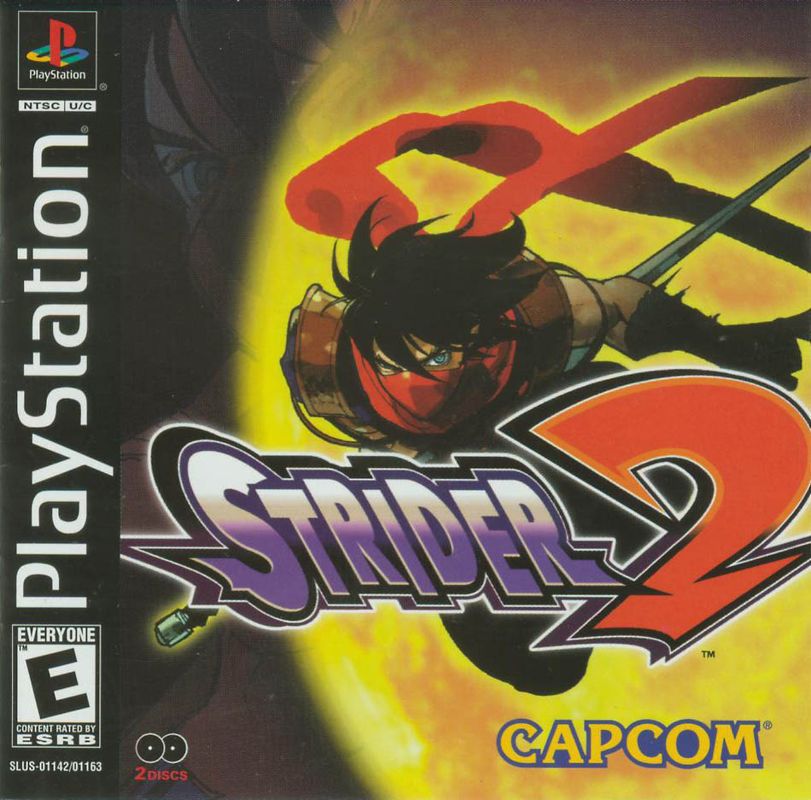 Strider 2 box art for Playstation